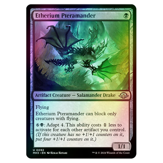 Magic The Gathering - Modern Horizons 3 - Etherium Pteramander - 0092 (Foil)