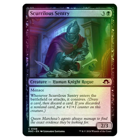 Magic The Gathering - Modern Horizons 3 - Scurrilous Sentry - 0108 (Foil)