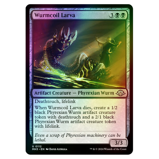 Magic The Gathering - Modern Horizons 3 - Wurmcoil Larva - 0112 (Foil)