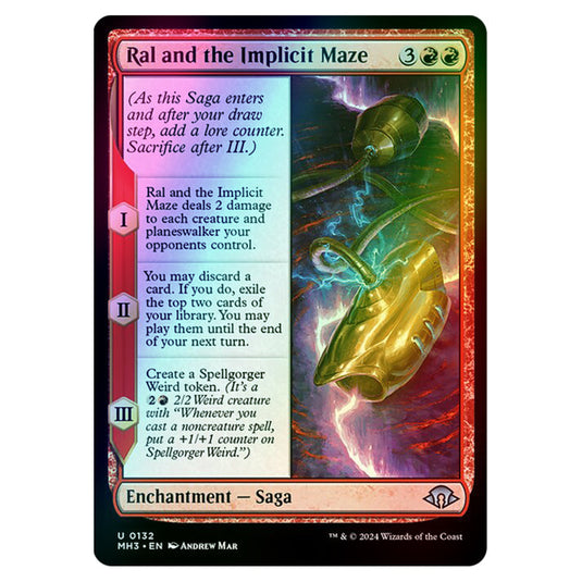 Magic The Gathering - Modern Horizons 3 - Ral and the Implicit Maze - 0132 (Foil)