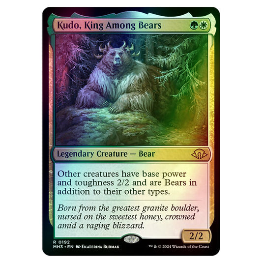 Magic The Gathering - Modern Horizons 3 - Kudo, King Among Bears - 0192 (Foil)