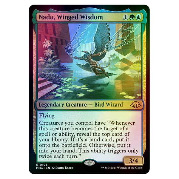 nadu mtg card Magic The Gathering - Modern Horizons 3 - Nadu, Winged Wisdom