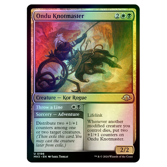 Magic The Gathering - Modern Horizons 3 - Ondu Knotmaster // Throw a Line - 0196 (Foil)