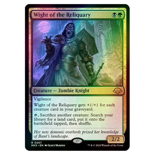 Magic The Gathering - Modern Horizons 3 - Wight of the Reliquary - 0207 (Foil)