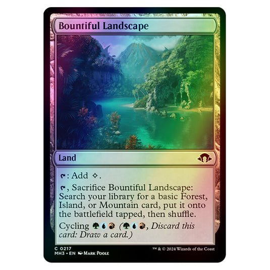 Magic The Gathering - Modern Horizons 3 - Bountiful Landscape - 0217 (Foil)