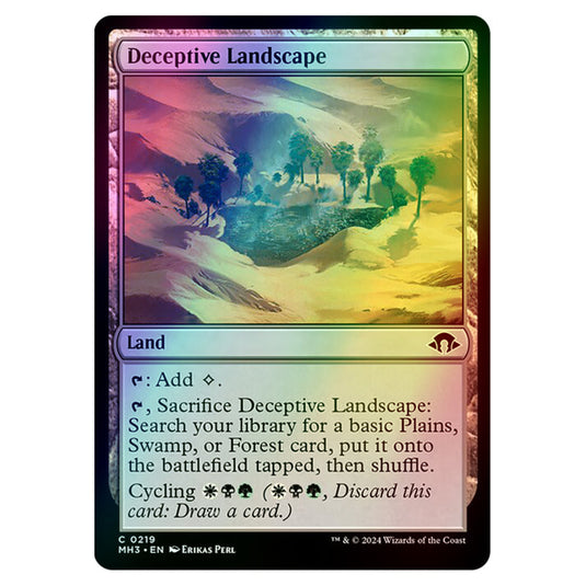 Magic The Gathering - Modern Horizons 3 - Deceptive Landscape - 0219 (Foil)