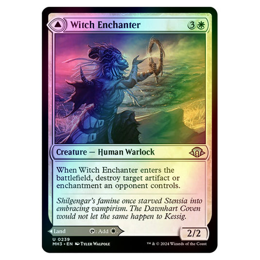 Magic The Gathering - Modern Horizons 3 - Witch Enchanter // Witch-Blessed Meadow - 0239 (Foil)