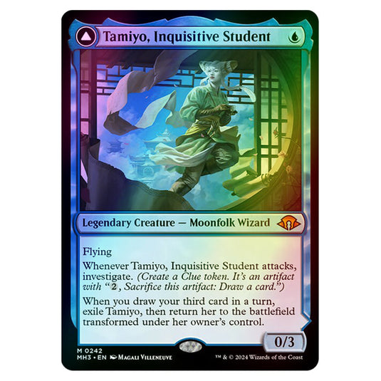 Magic The Gathering - Modern Horizons 3 - Tamiyo, Inquisitive Student // Tamiyo, Seasoned Scholar - 0242 (Foil)