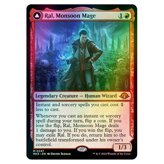 Magic The Gathering - Modern Horizons 3 - Ral, Monsoon Mage // Ral, Leyline Prodigy - 0247 (Foil)