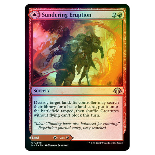 Magic The Gathering - Modern Horizons 3 - Sundering Eruption // Volcanic Fissure - 0248 (Foil)