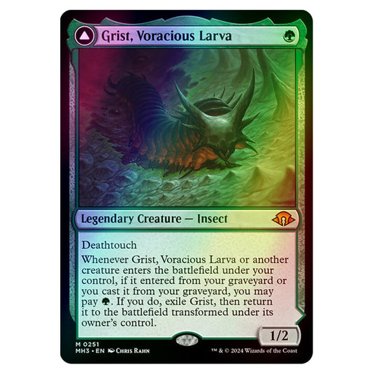 Magic The Gathering - Modern Horizons 3 - Grist, Voracious Larva // Grist, the Plague Swarm - 0251 (Foil)