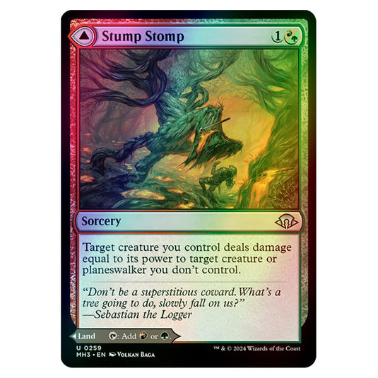 Magic The Gathering - Modern Horizons 3 - Stump Stomp // Burnwillow Clearing - 0259 (Foil)