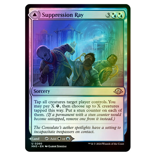 Magic The Gathering - Modern Horizons 3 - Suppression Ray // Orderly Plaza - 0260 (Foil)