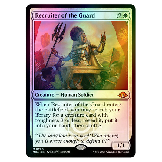 Magic The Gathering - Modern Horizons 3 - Recruiter of the Guard - 0266 (Foil)