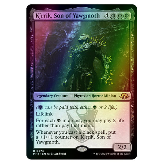 Magic The Gathering - Modern Horizons 3 - K'rrik, Son of Yawgmoth - 0274 (Foil)