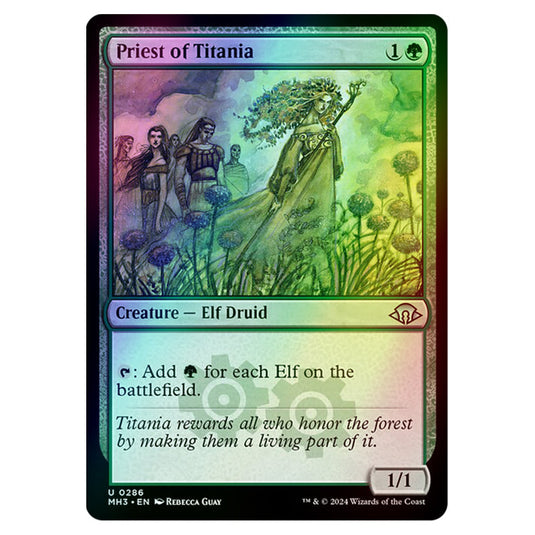 Magic The Gathering - Modern Horizons 3 - Priest of Titania - 0286 (Foil)