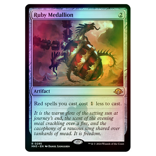 Magic The Gathering - Modern Horizons 3 - Ruby Medallion - 0295 (Foil)