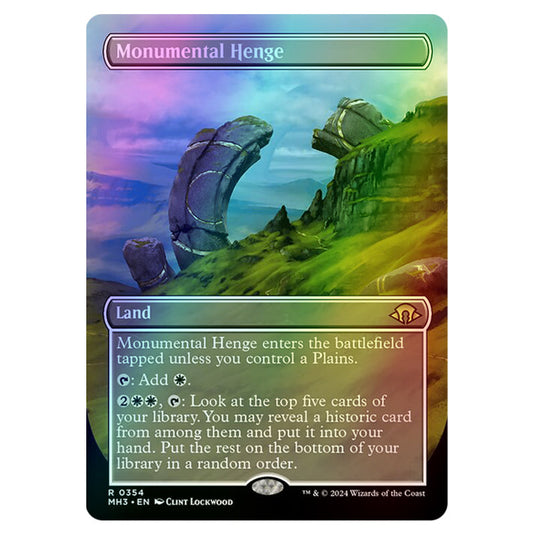 Magic The Gathering - Modern Horizons 3 - Monumental Henge - 0354 (Foil)