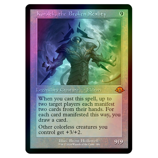 Magic The Gathering - Modern Horizons 3 - Kozilek, the Broken Reality ('97 Classic Print) - 0386 (Foil)