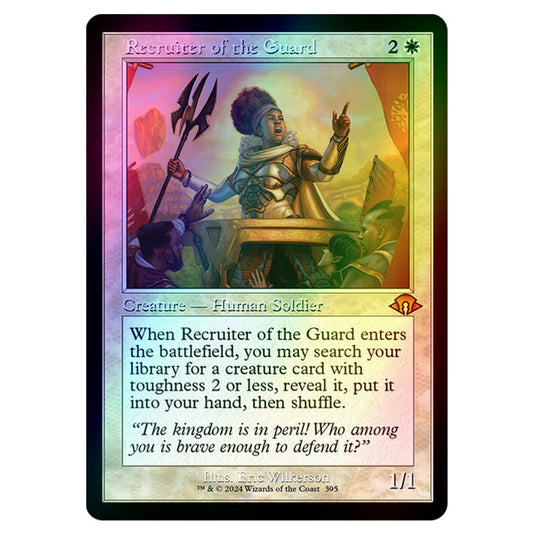 Magic The Gathering - Modern Horizons 3 - Recruiter of the Guard ('97 Classic Print) - 0395 (Foil)