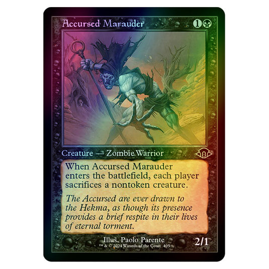 Magic The Gathering - Modern Horizons 3 - Accursed Marauder ('97 Classic Print) - 0405 (Foil)