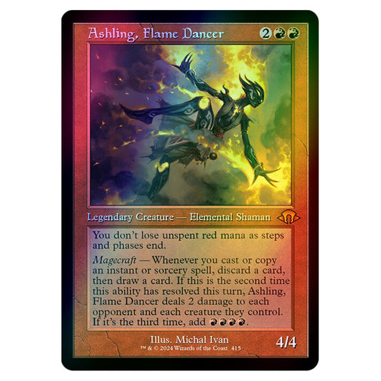 Magic The Gathering - Modern Horizons 3 - Ashling, Flame Dancer ('97 Classic Print) - 0415 (Foil)