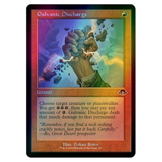 Magic The Gathering - Modern Horizons 3 - Galvanic Discharge ('97 Classic Print) - 0417 (Foil)