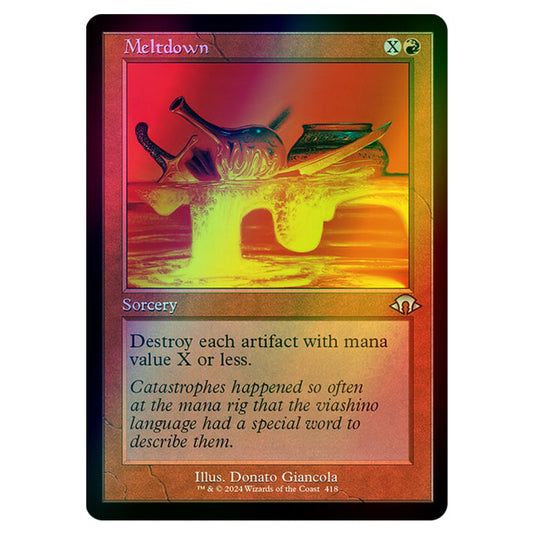 Magic The Gathering - Modern Horizons 3 - Meltdown ('97 Classic Print) - 0418 (Foil)