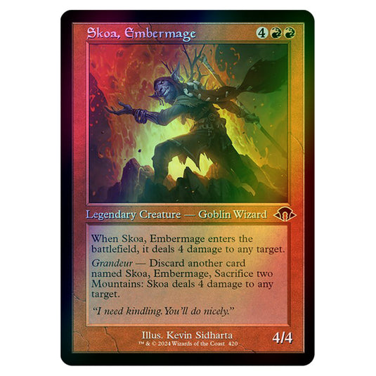 Magic The Gathering - Modern Horizons 3 - Skoa, Embermage ('97 Classic Print) - 0420 (Foil)