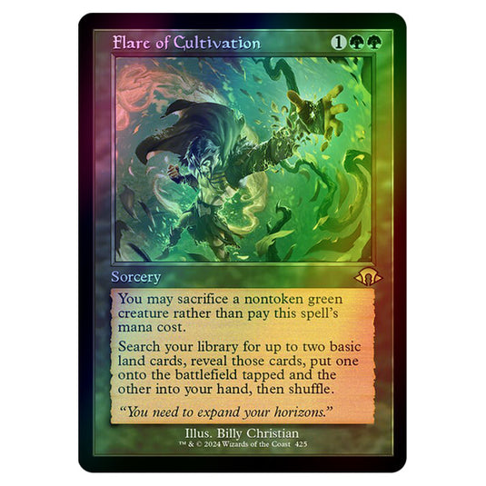 Magic The Gathering - Modern Horizons 3 - Flare of Cultivation ('97 Classic Print) - 0425 (Foil)