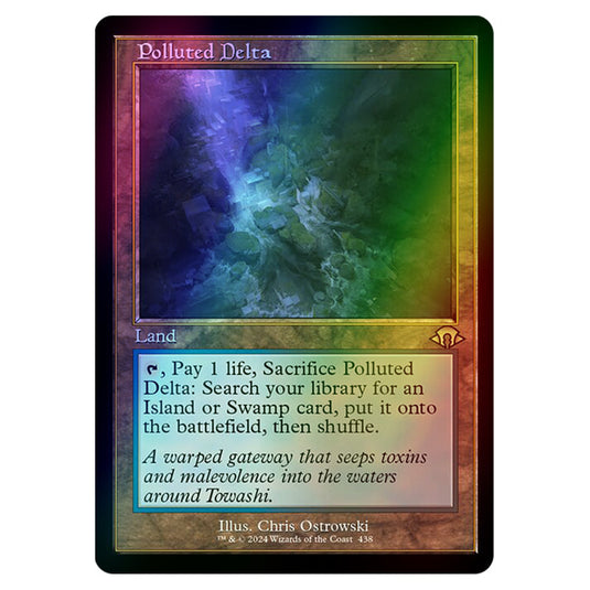 Magic The Gathering - Modern Horizons 3 - Polluted Delta ('97 Classic Print) - 0438 (Foil)