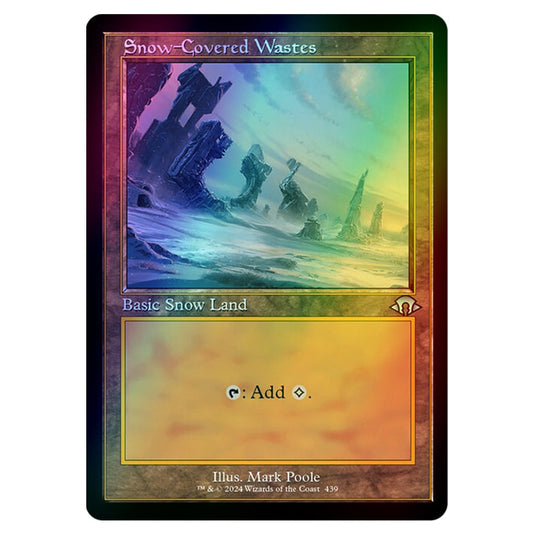 Magic The Gathering - Modern Horizons 3 - Snow-Covered Wastes ('97 Classic Print) - 0439 (Foil)