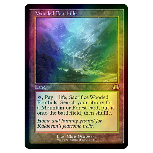 Magic The Gathering - Modern Horizons 3 - Wooded Foothills ('97 Classic Print) - 0441 (Foil)