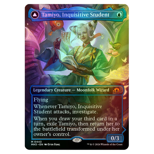 Magic The Gathering - Modern Horizons 3 - Tamiyo, Inquisitive Student // Tamiyo, Seasoned Scholar - 0443 (Foil)