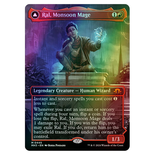 Magic The Gathering - Modern Horizons 3 - Ral, Monsoon Mage // Ral, Leyline Prodigy - 0445 (Foil)