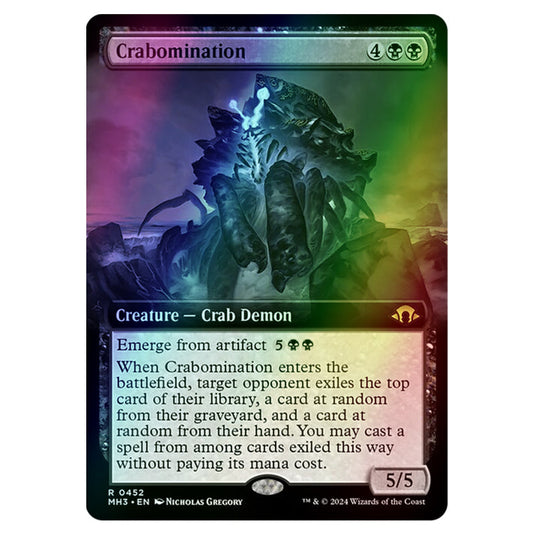 Magic The Gathering - Modern Horizons 3 - Crabomination (Extended Art) - 0452 (Foil)