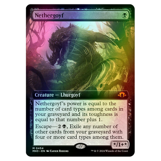 Magic The Gathering - Modern Horizons 3 - Nethergoyf (Extended Art) - 0454 (Foil)