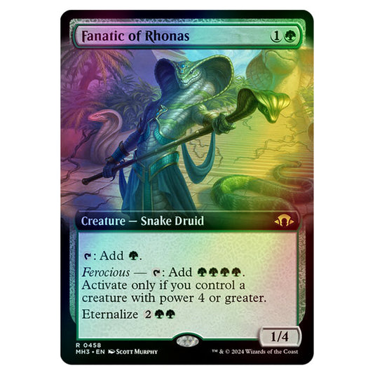 Magic The Gathering - Modern Horizons 3 - Fanatic of Rhonas (Extended Art) - 0458 (Foil)