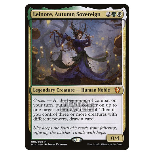 Magic The Gathering - Innistrad - Midnight Hunt - Commander - Leinore, Autumn Sovereign - 1/38