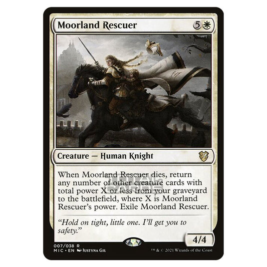 Magic The Gathering - Innistrad - Midnight Hunt - Commander - Moorland Rescuer - 7/38