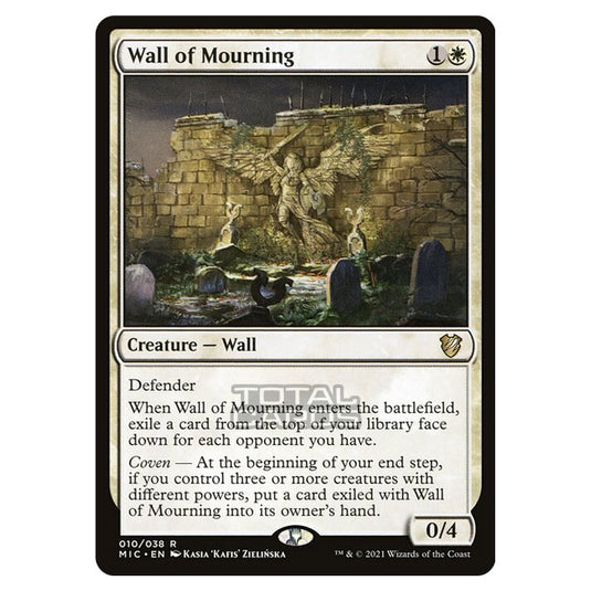 Magic The Gathering - Innistrad - Midnight Hunt - Commander - Wall of Magic The Gathering - Innistrad - Midnight Hunt - Commander - Wall of