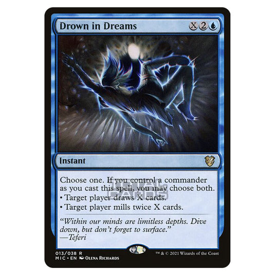 Magic The Gathering - Innistrad - Midnight Hunt - Commander - Drown in Dreams - 13/38