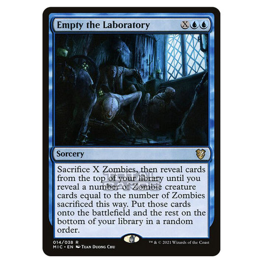 Magic The Gathering - Innistrad - Midnight Hunt - Commander - Empty the Laboratory - 14/38