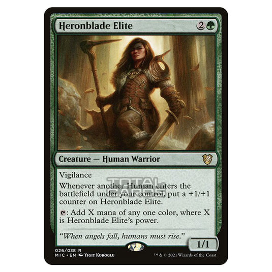 Magic The Gathering - Innistrad - Midnight Hunt - Commander - Heronblade Elite - 26/38