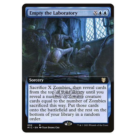 Magic The Gathering - Innistrad - Midnight Hunt - Commander - Empty the Laboratory - 52/38