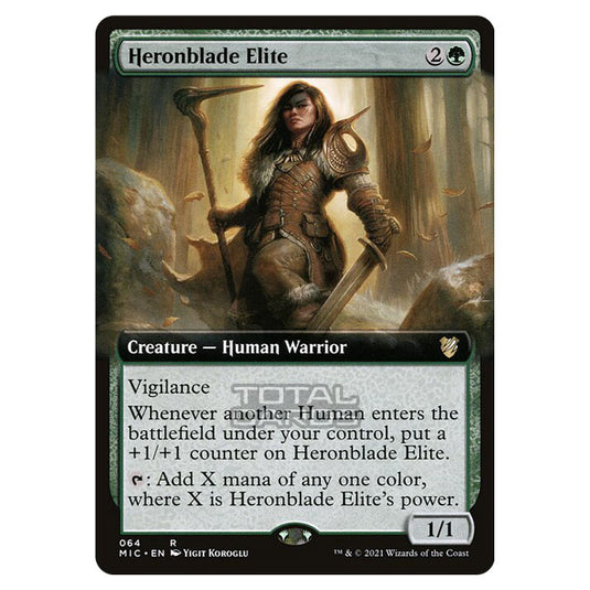 Magic The Gathering - Innistrad - Midnight Hunt - Commander - Heronblade Elite - 64/38