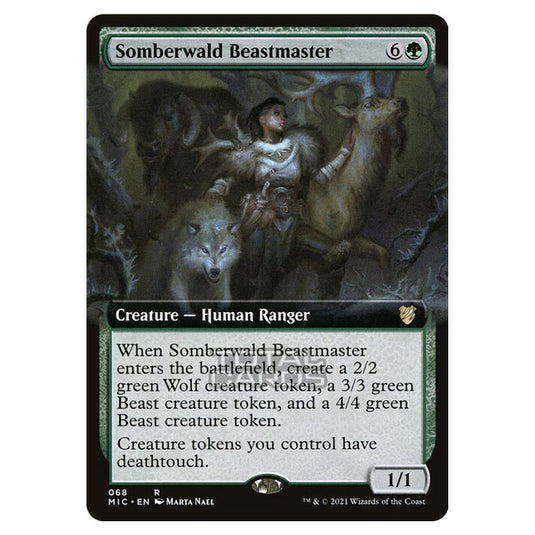 Magic The Gathering - Innistrad - Midnight Hunt - Commander - Somberwald Beastmaster - 68/38