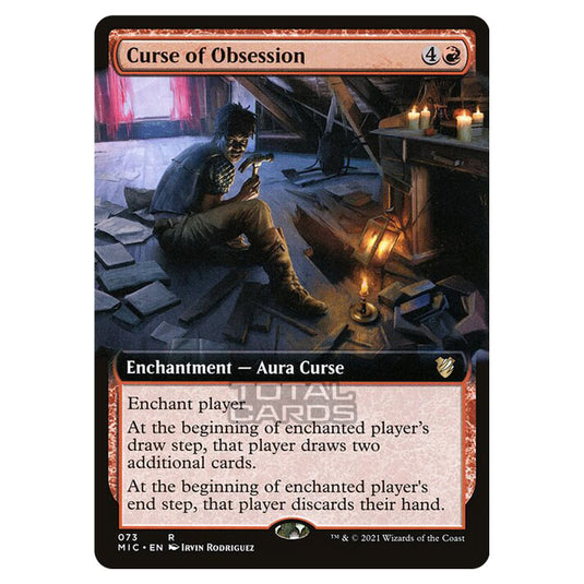 Magic The Gathering - Innistrad - Midnight Hunt - Commander - Curse of Obsession - 73/38