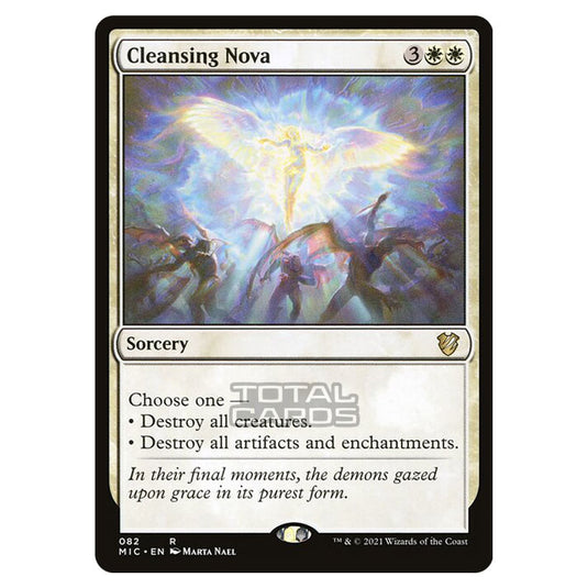 Magic The Gathering - Innistrad - Midnight Hunt - Commander - Cleansing Nova - 82/38