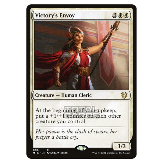 Magic The Gathering - Innistrad - Midnight Hunt - Commander - Victory's Envoy - 96/38